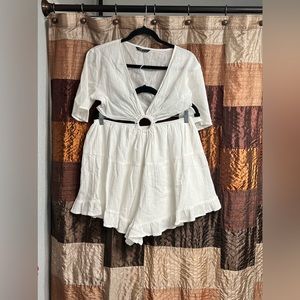 White Summer Dress Size Large